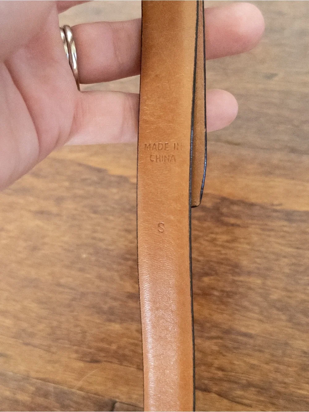 Lauren Ralph Lauren Black Genuine Leather Skinny Belt Small Minimalist Classic